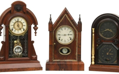 Three Calendar Clocks, Gilbert, Kroeber, Welch