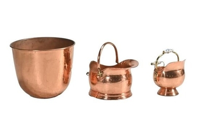 Three Pieces of Copper Kitchenalia.