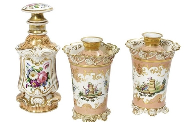 Three Pieces of Jacob Petit and Other Porcelain