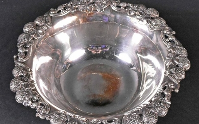 Tiffany Sterling Silver Clover Decorated Bowl