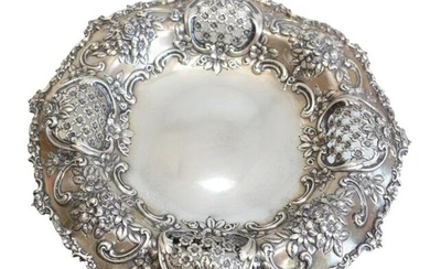 Tiffany Sterling Silver Pierced Bowl #12284
