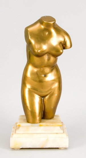 Torso of Venus, cast brass from the 20th...