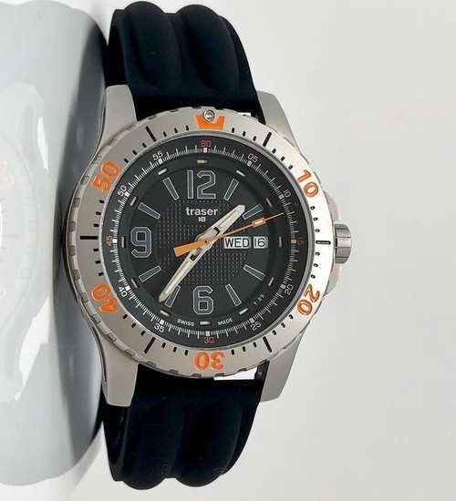 Traser - H3 Extreme Sport Watch with Silicone Strap Swiss Made - 100196- Men - Brand New