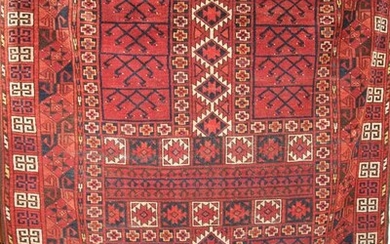 Turkmen Beshir Rug - Wool on Cotton - Early 20th century