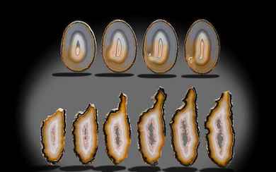 Two Sets of Consecutive Agate Slices