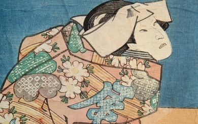 Unknown Artist, Lady Tokiwa, Woodblock on Rice Paper