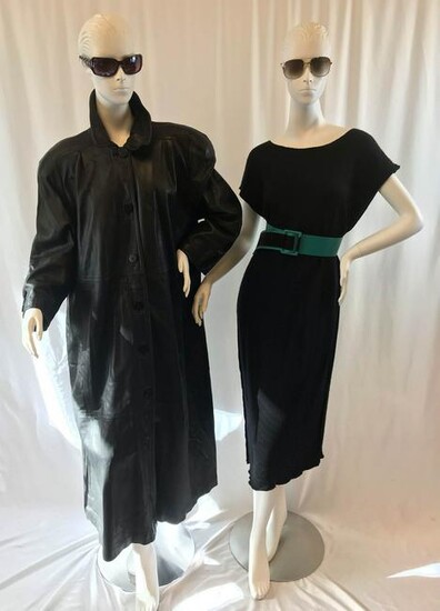 Valentino Black Lambskin Leather Coat and More!