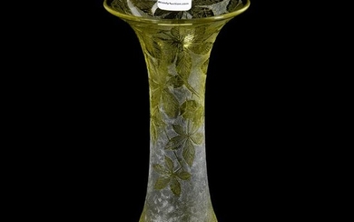 Vase, Baccarat Cameo Art Glass