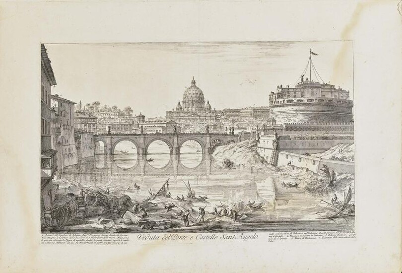 Veduta del Ponte e Castello Sant'Angelo - Veduta