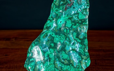 Very Rare Azurite, Chrysocolla and Malachite Sculpture Druse- 563.94 g