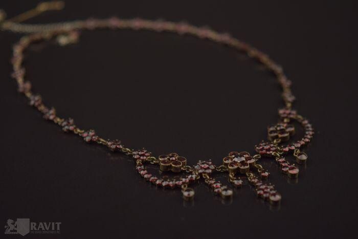 Victorian Vermeil and Garnet Necklace