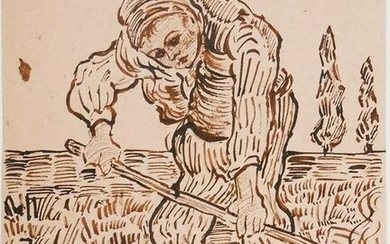 Vincent Van Gogh (1853-1890) Ink Drawing