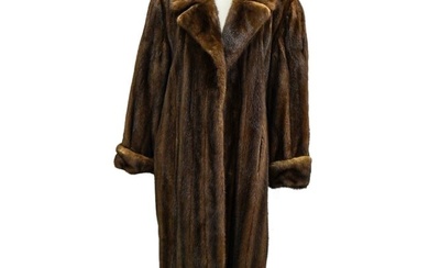 Vintage Decor Furs By Morgersten-Hammer Brown Mink Fur Coat