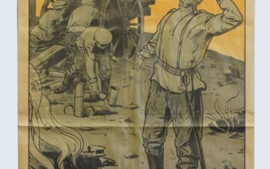 Vintage Russian WWI Poster Artist Cheptsov