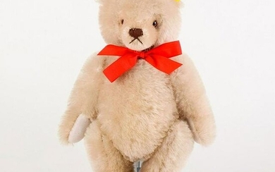 Vintage Steiff Teddy Bear, Classic Beige Jointed Bear