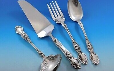 Violet by Wallace Sterling Silver Essential Serving Set Large 4-piece