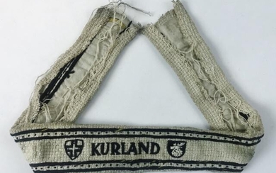 WW2 German Heer Kurland Cuff Title