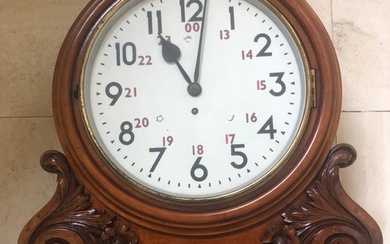Wall clock Victorian Wood - 1900-1910