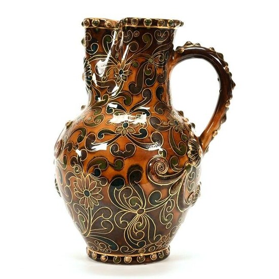 Water Pitcher, Art Pottery, Unmarked