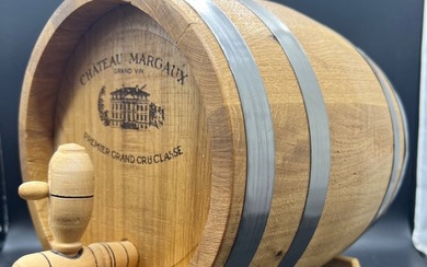 Wine accessory - Wooden Barrel of 5 liters, Tribute to Château Margaux - Wood (Oak)