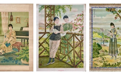 (Yuefenpai) Early 20th century Chinese posters.