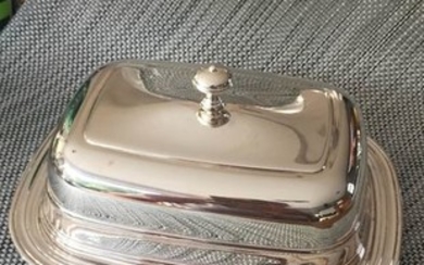 christofle- christofle- Butter dish - Silver plated
