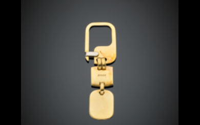 BARAKA' Bi -coloured gold key ring, g 23.10, length...