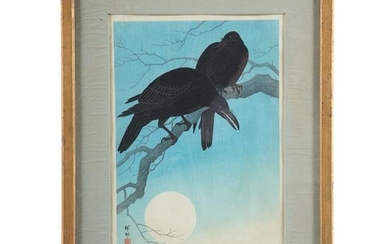 Koson Ohara. "Crows Under the Moon"