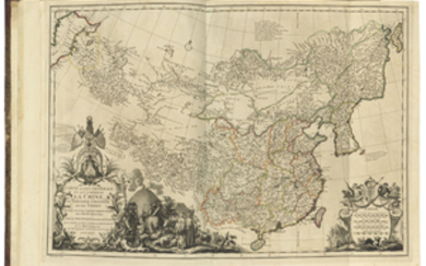 D'ANVILLE, Jean Baptise Bourguignon (1697-1782). Nouvel Atlas de la Chine, de la Tartarie Chinoise et du Thibet. The Hague: Henri Scheurleer, 1737.