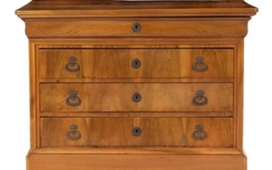 A Louis Philippe Walnut Commode