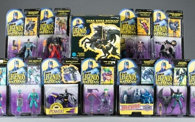 12 'Legends of Batman' action figures MOC.