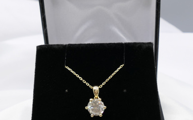1.51CT DIAMOND SOLITAIRE necklace.