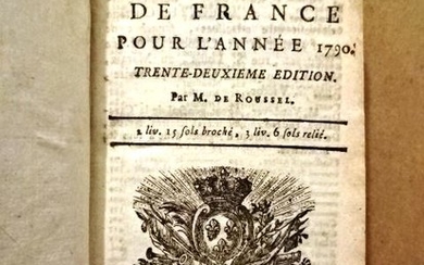 1790 Leather Etat Militaire De France Pour L'Anne