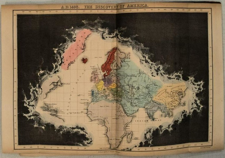 1856 Quin World Maps Throughout Ages -- Ancient and