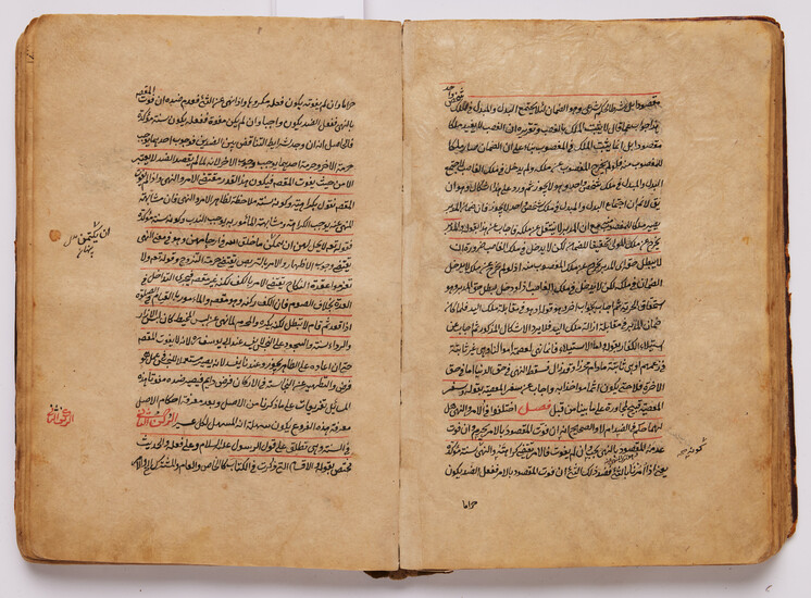1870381. Arabic manuscript in original binding, probably 18th century.