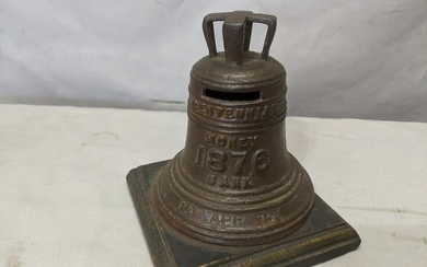 1876 Centennial Bailey's Bells Money Still Bank
