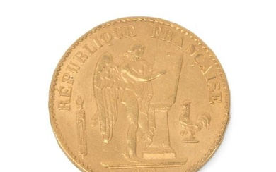 1877 FRANCE 20 FRANCS GOLD COIN