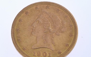 1901 $10 Gold Coin