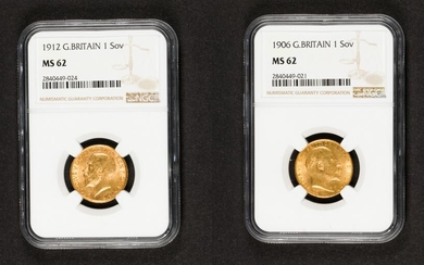 1906 Great Britain Gold sovereign NGC MS62