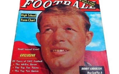 1965 Dave Campbell's Texas Footbal Magazine Annual Donny Anderson NMT 73353