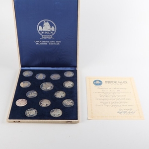 1976 "Operation Sail" Sterling Silver Medal Set