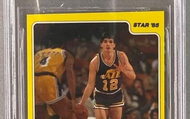 1984-85 Star John Stockton #235 BGS 8 Rookie
