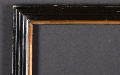 19th Century English School. A Black Painted Frame, with a g...