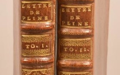2 Volume Set Pliny Published 1702 Netherlands