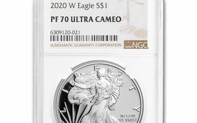 2020-W Proof American Silver Eagle PF-70 NGC