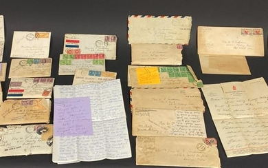 22 Letters from Elaine to her Mom 1933-1948