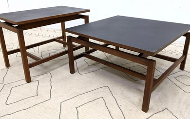 2pcs JENS RISOM Style Tables. Coffee Cocktail Table an