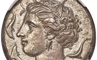 30004: SICILY. Syracuse. Agathocles (317-289 BC). AR te