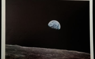 IT LOOKS LIKE PLASTER OF PARIS. OFFICIAL NASA LITHOGRAPH.