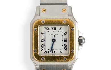 Cartier Santos Stainless Steel and 18k Watch